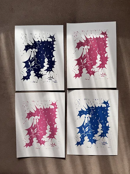 Зображення "придуркувата рись" від Марта Лешак, розмір: 15x20, матеріали: папір, фарба, медіум: Графіка, місто: Львів, ціна: ₴1000 Фото 2 з 5.