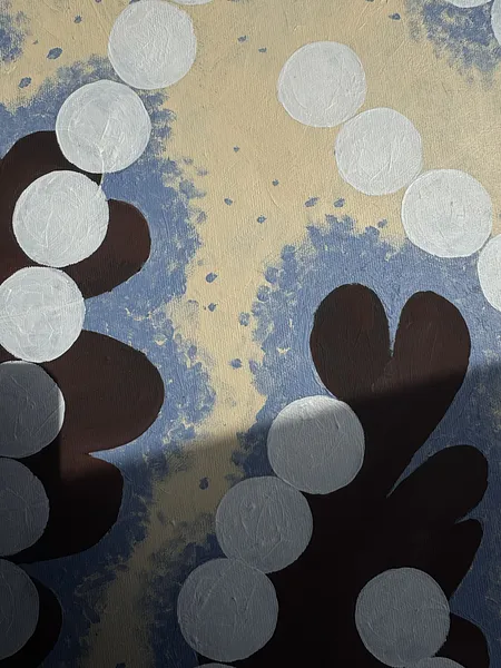 Зображення "Сніговий капрись" від Марта Лешак, розмір: 90x65cm, медіум: Живопис, ціна: $400 Фото 3 з 4.