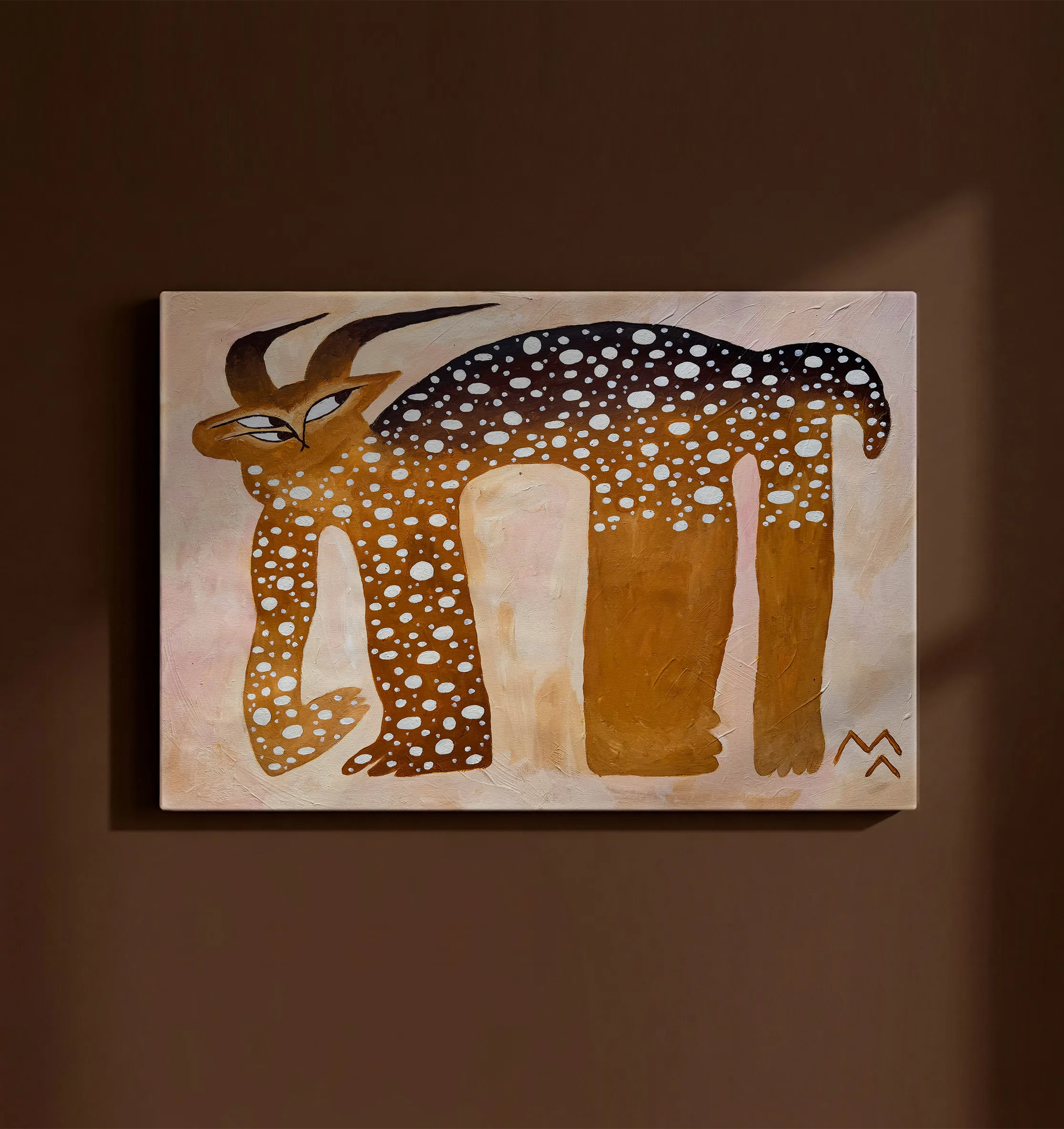 Зображення "рись-капучись" від Марта Лешак, розмір: 55x80cm, матеріали: акрил, полотно, медіум: Живопис, місто: львів, ціна: $250 Фото 1 з 6.