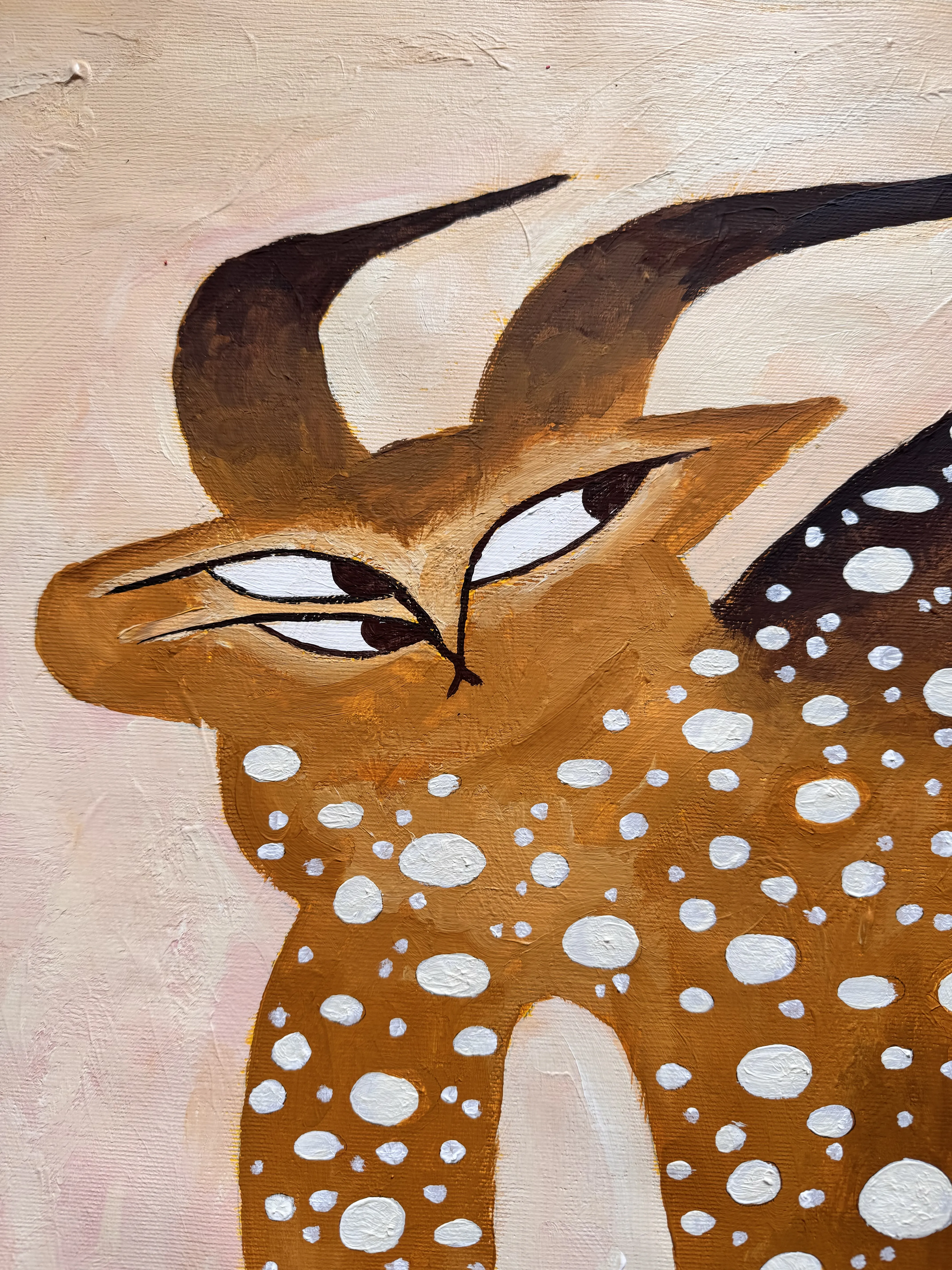 Зображення "рись-капучись" від Марта Лешак, розмір: 55x80cm, матеріали: акрил, полотно, медіум: Живопис, місто: львів, ціна: $250 Фото 3 з 6.