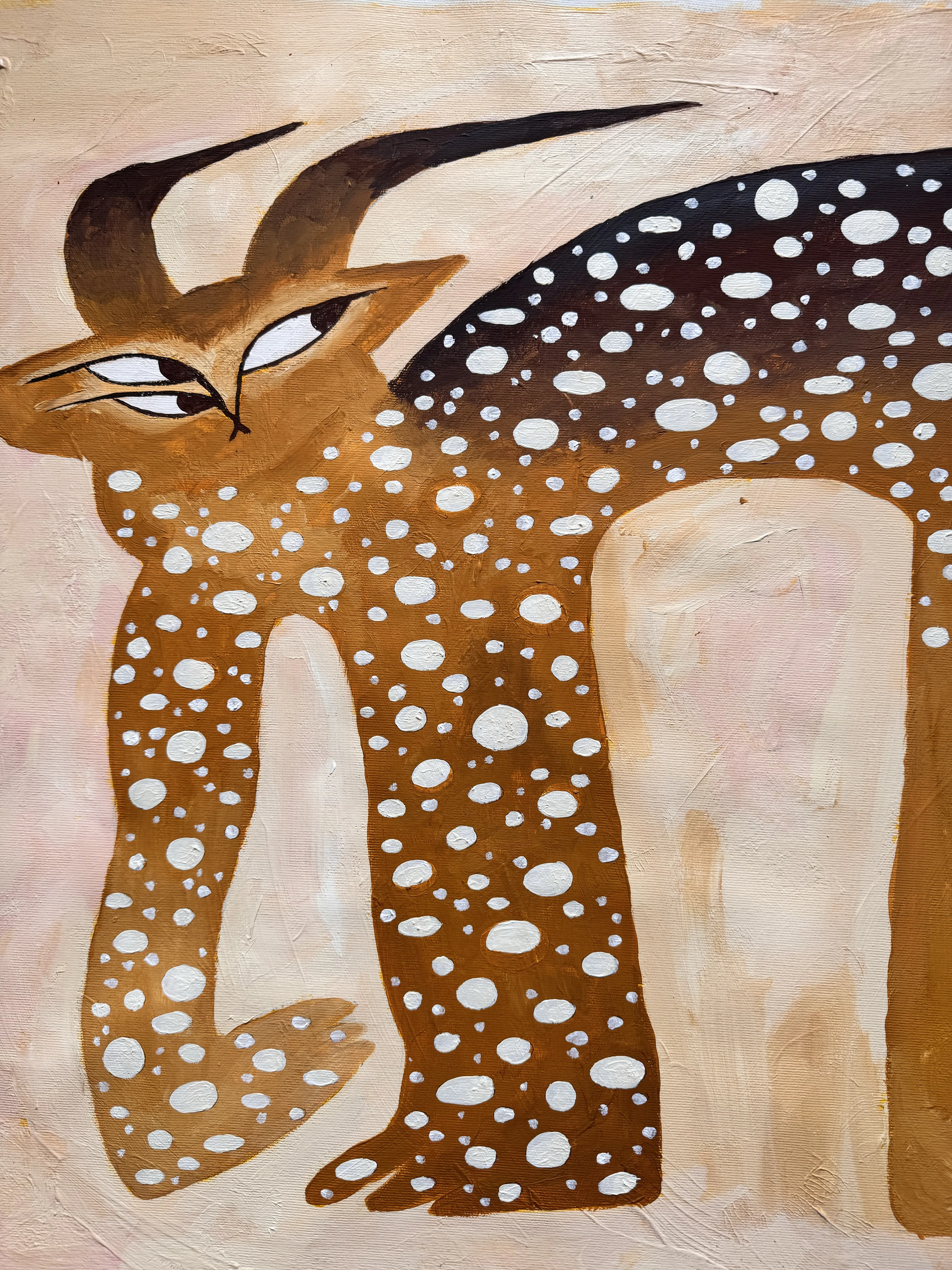 Зображення "рись-капучись" від Марта Лешак, розмір: 55x80cm, матеріали: акрил, полотно, медіум: Живопис, місто: львів, ціна: $250 Фото 5 з 6.