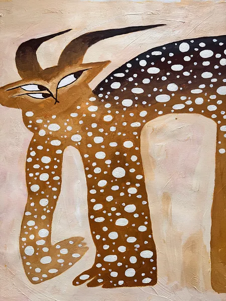 Зображення "рись-капучись" від Марта Лешак, розмір: 55x80cm, матеріали: акрил, полотно, медіум: Живопис, місто: львів, ціна: $250 Фото 5 з 6.