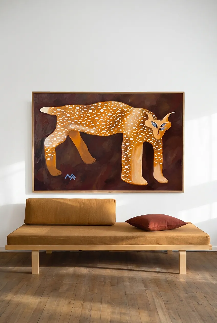 Зображення "рисючіно" від Марта Лешак, розмір: 140x100cm, матеріали: акрил, полотно, медіум: Живопис, місто: львів, ціна: $650 Фото 2 з 6.