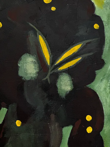 Зображення "пудель" від Марта Лешак, розмір: 40x55cm, матеріали: акрил, полотно, медіум: Живопис, місто: lviv, ціна: $180 Фото 2 з 4.