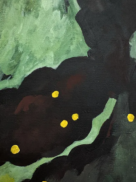 Зображення "пудель" від Марта Лешак, розмір: 40x55cm, матеріали: акрил, полотно, медіум: Живопис, місто: lviv, ціна: $180 Фото 4 з 4.