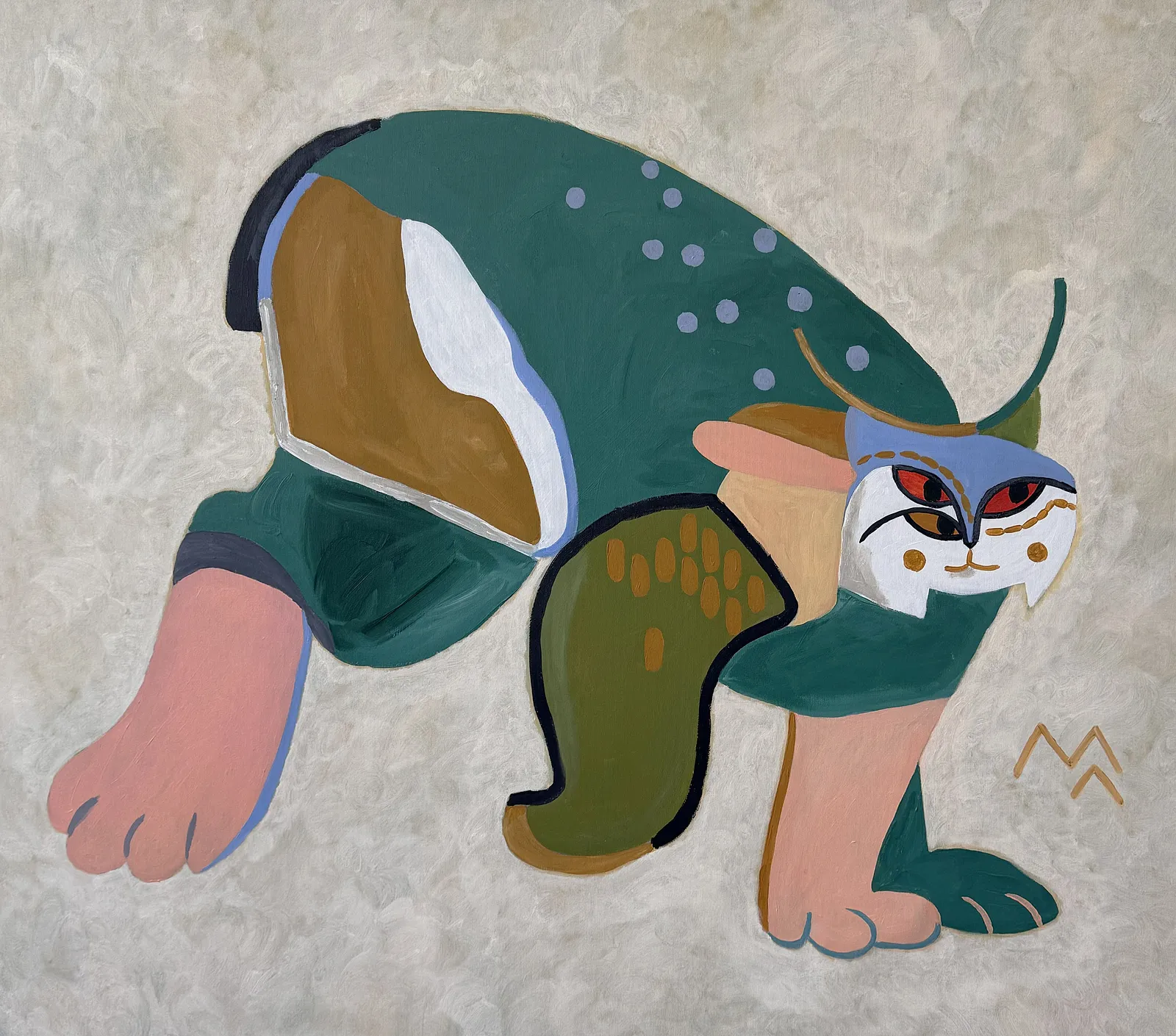 Зображення "рисьлет" від Марта Лешак, розмір: 110x95cm, матеріали: акрил, полотно, медіум: Живопис, місто: Львів, ціна: $500 Фото 1 з 4.