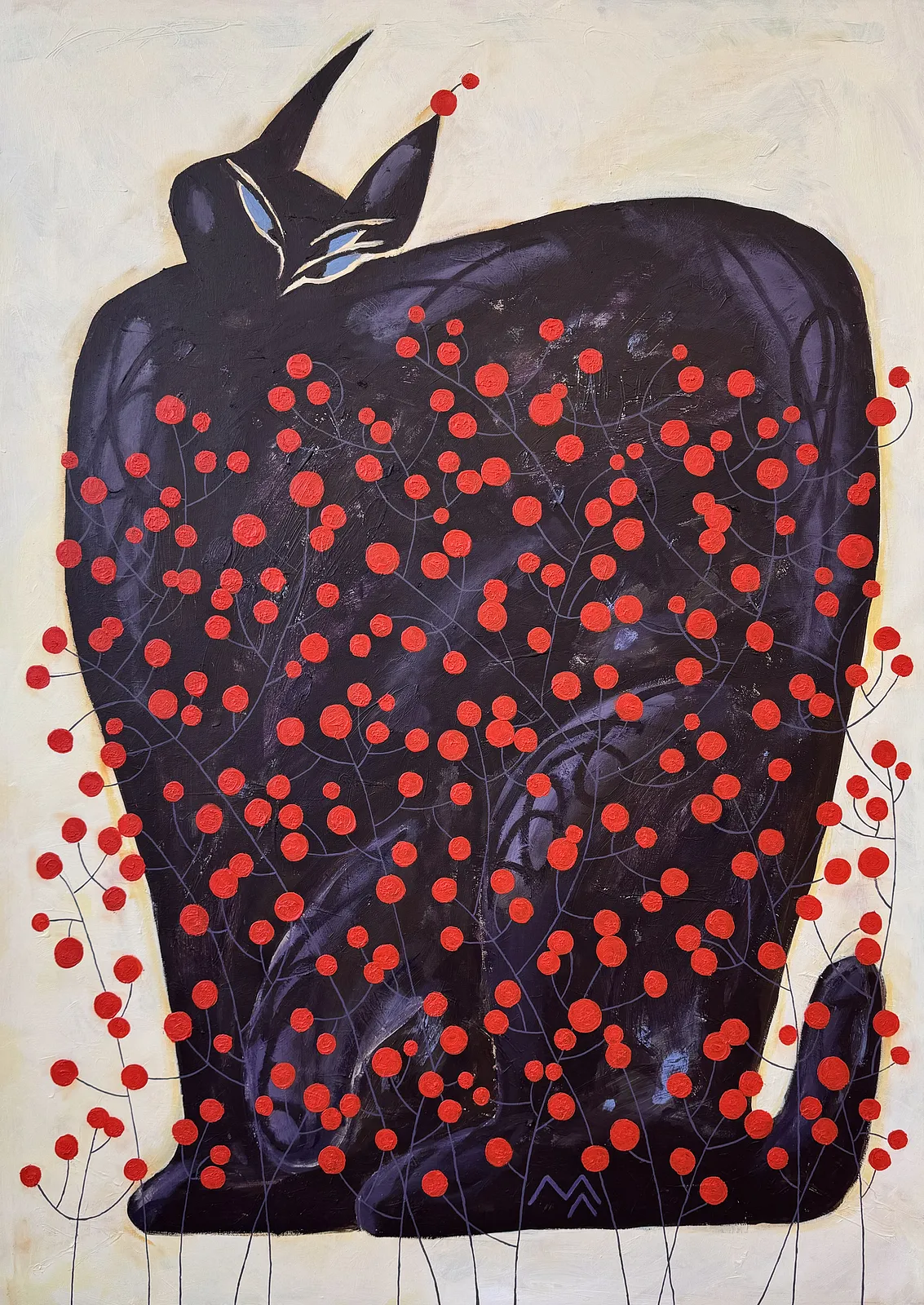 Зображення "ґоґорись" від Марта Лешак, розмір: 90x130cm, матеріали: акрил, полотно, медіум: Живопис, місто: Львів, ціна: $700 Фото 1 з 6.