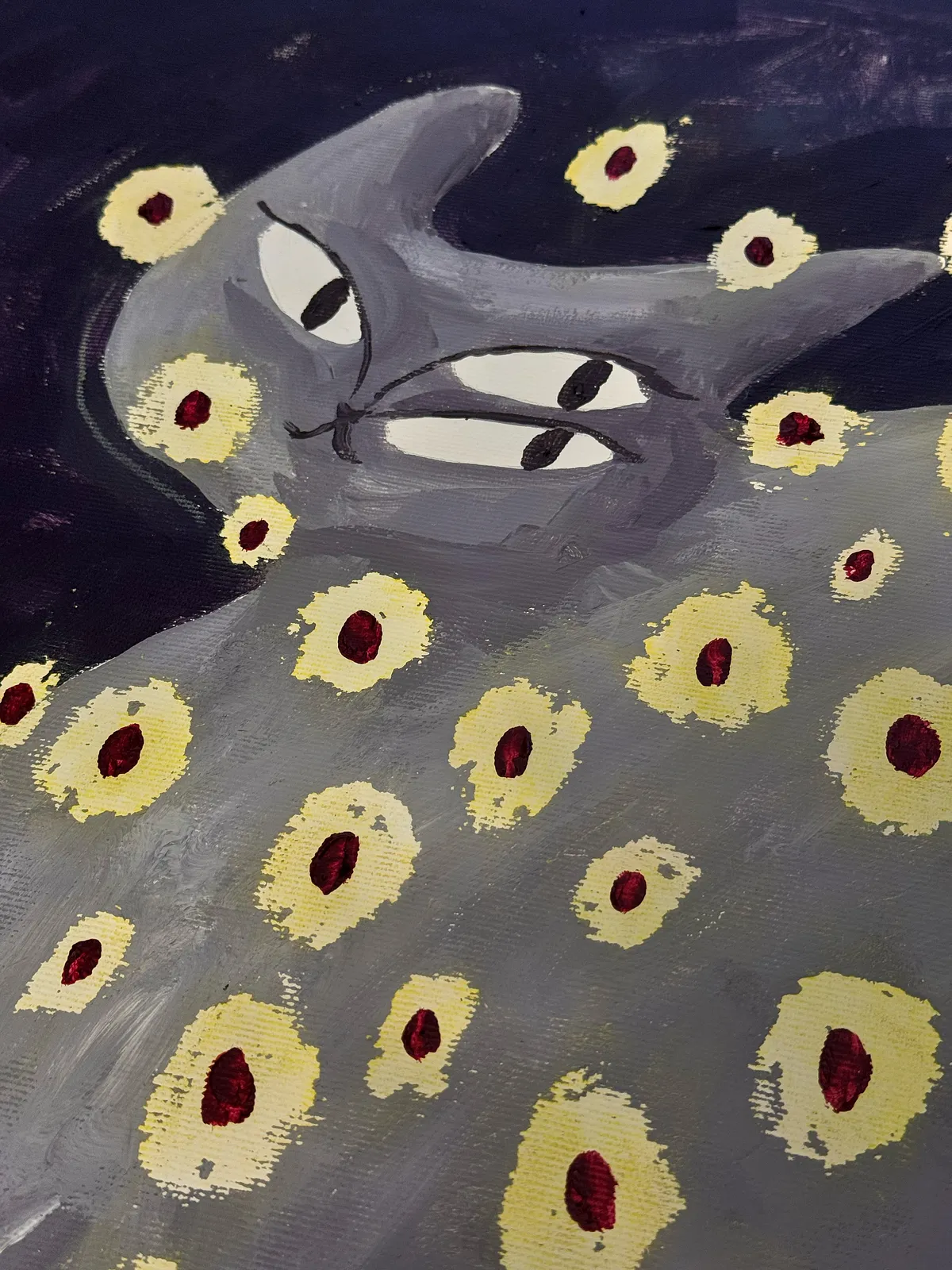 Зображення "цвіт суниці на рисиці" від Марта Лешак, розмір: 60x100cm, матеріали: акрил, пастель, полотно, медіум: Живопис, місто: Львів, ціна: $380 Фото 4 з 9.