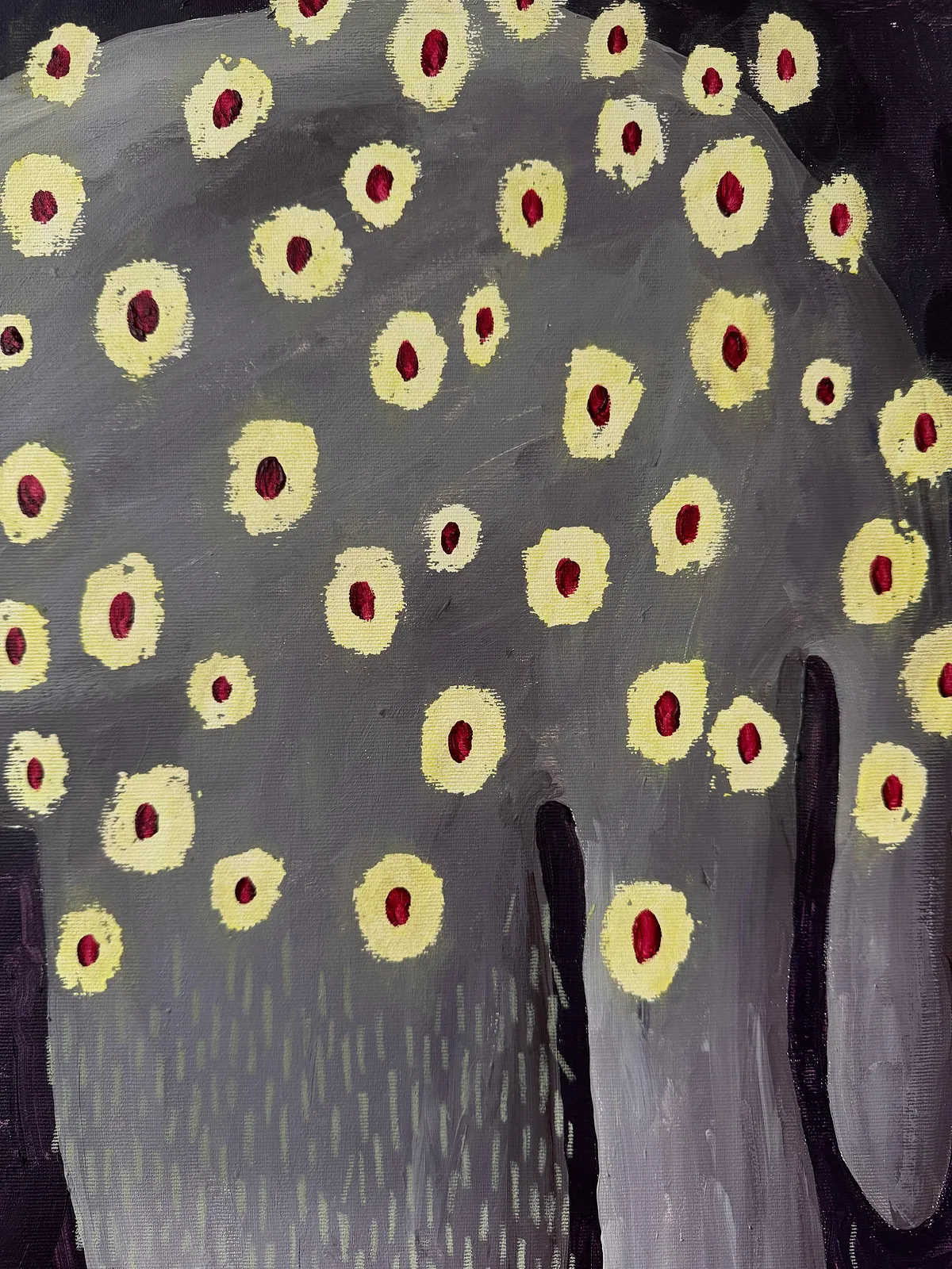 Зображення "цвіт суниці на рисиці" від Марта Лешак, розмір: 60x100cm, матеріали: акрил, пастель, полотно, медіум: Живопис, місто: Львів, ціна: $380 Фото 7 з 9.