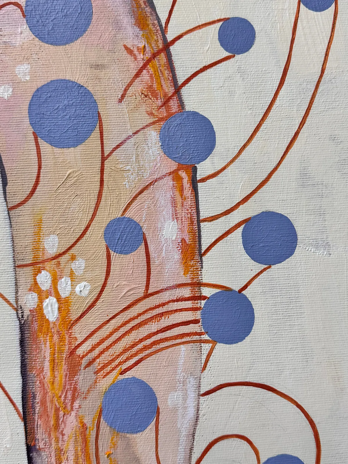 Зображення "рись у дедлайнах" від Марта Лешак, розмір: 65x80cm, матеріали: акрил, пастель, кольорові олівці, полотно, медіум: Живопис, місто: Львів, серія: Мої друзі, що бачать у темряві, ціна: ₴450 Фото 8 з 8.