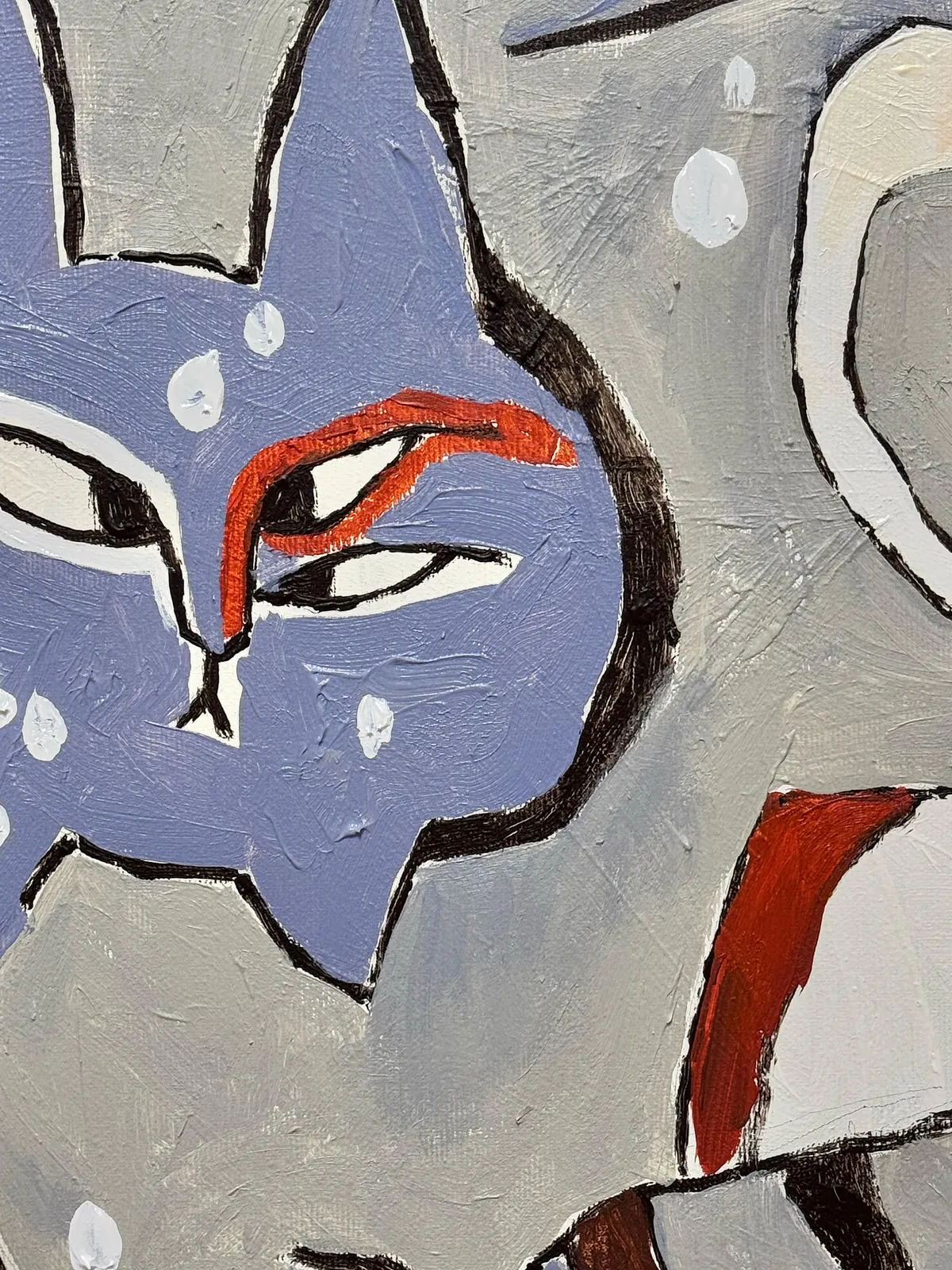 Зображення "Рисюган" від Марта Лешак, розмір: 60x80cm, матеріали: акрил, полотно, медіум: Живопис, місто: Львів, ціна: $350 Фото 4 з 6.
