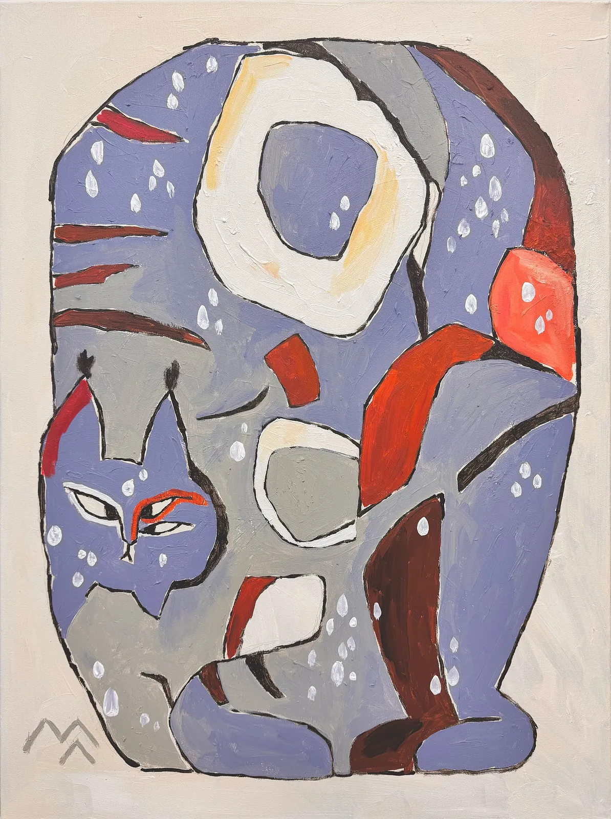 Зображення "Рисюган" від Марта Лешак, розмір: 60x80cm, матеріали: акрил, полотно, медіум: Живопис, місто: Львів, ціна: $350 Фото 5 з 6.
