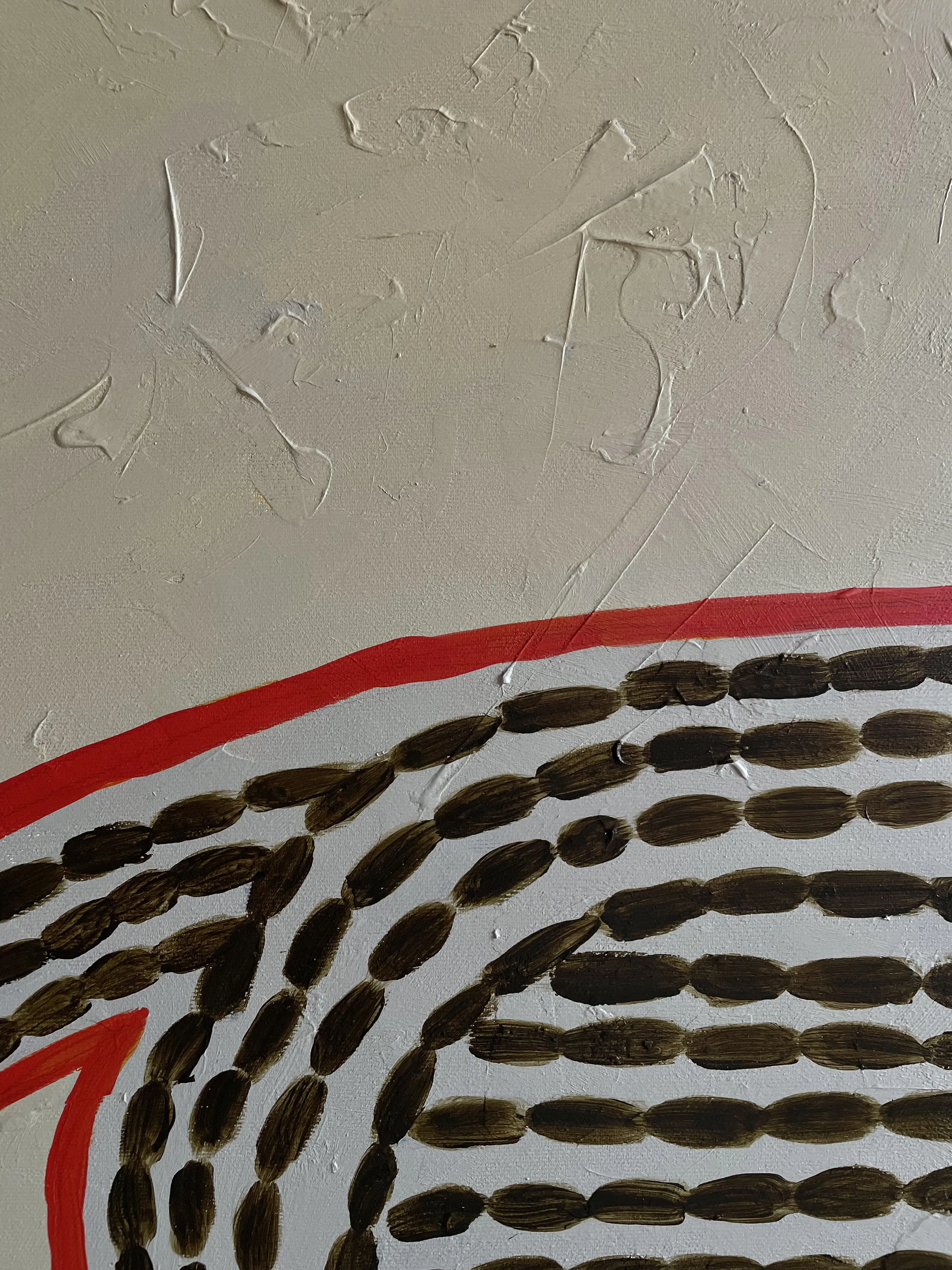 Image of Untitled by Martа Leshak, size: 95x90, Paintings medium, priced at $450 Photo 4 of 6.