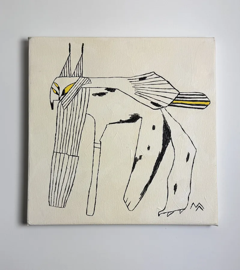 Зображення "без назви" від Марта Лешак, розмір: 30x40cm, матеріали: акрил, полотно, медіум: Живопис, місто: Львів, серія: Магматична порода, ціна: ₴3500