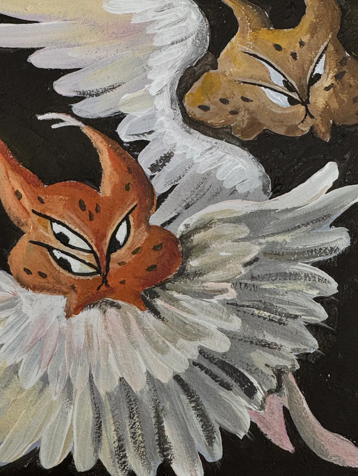 Зображення "сеРисіни" від Марта Лешак, розмір: 15x15cm, матеріали: акрил, картон, місто: Львів, ціна: ₴3000 Фото 2 з 3.